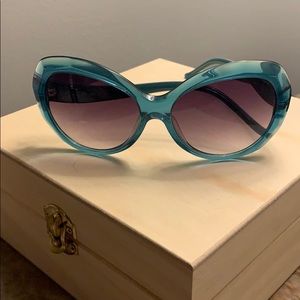 Just Cavalli Blue Leopard Sunglasses